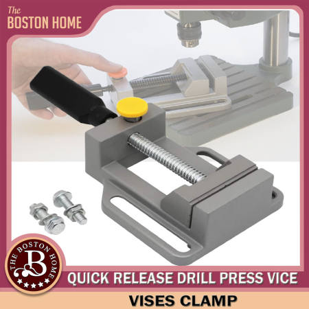 Boston Drill Press Vise Clamp - Quick Release, Aluminum Alloy