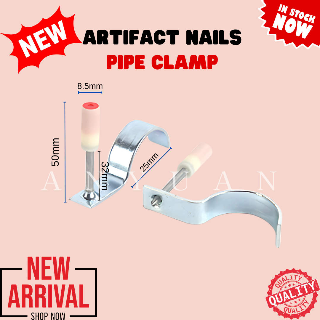 100pcs Ceiling Artifacts Nails Z-Type Nails for Fullthreaded rod