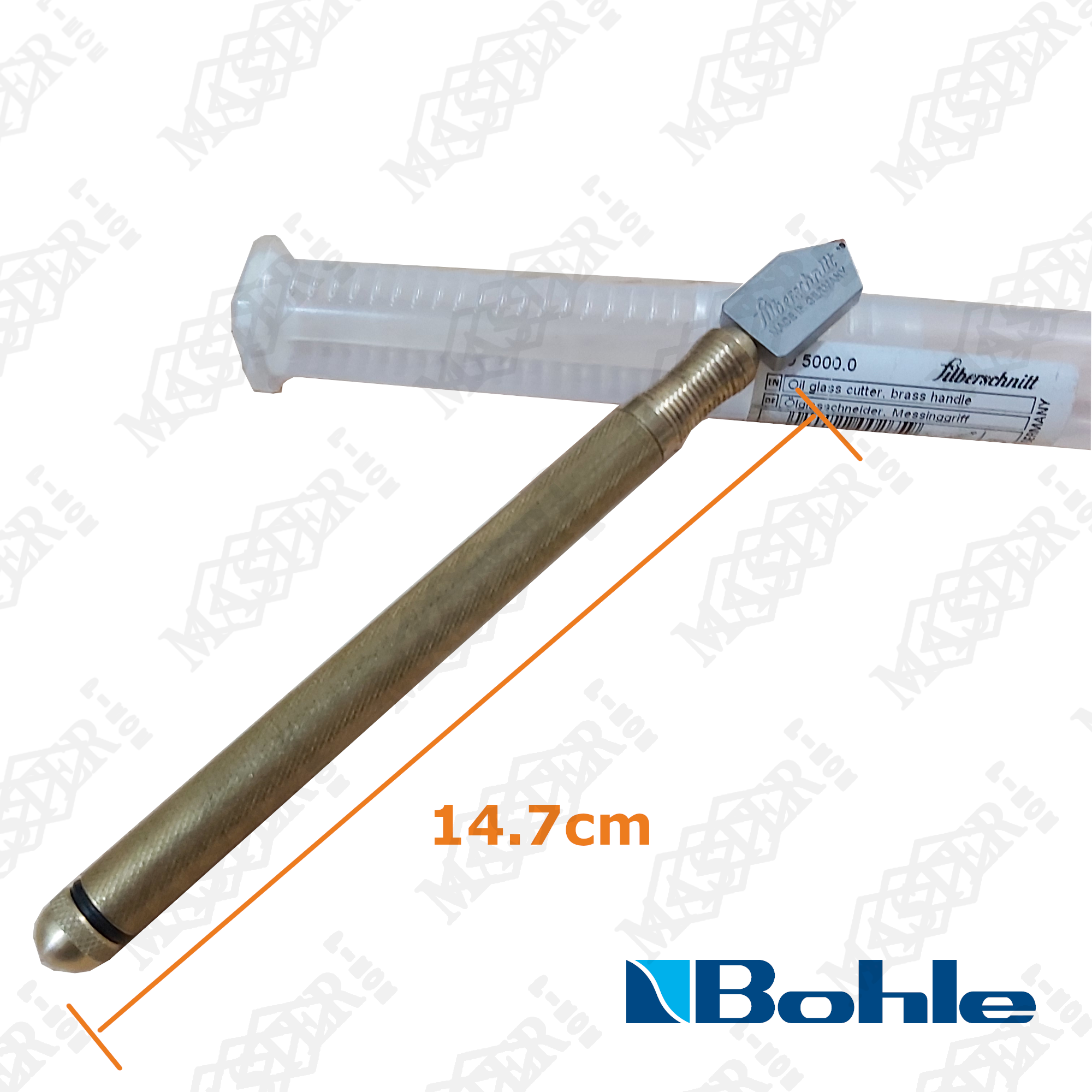 BOHLE 5000 Series Oil fed Glass Cutter Brass Handle