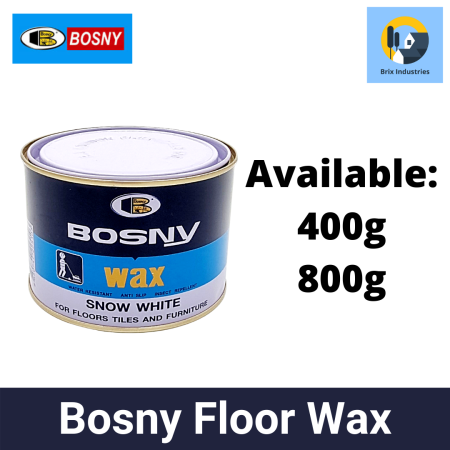 Bosny Snow White Wax: Floor Tiles & Furniture Protection