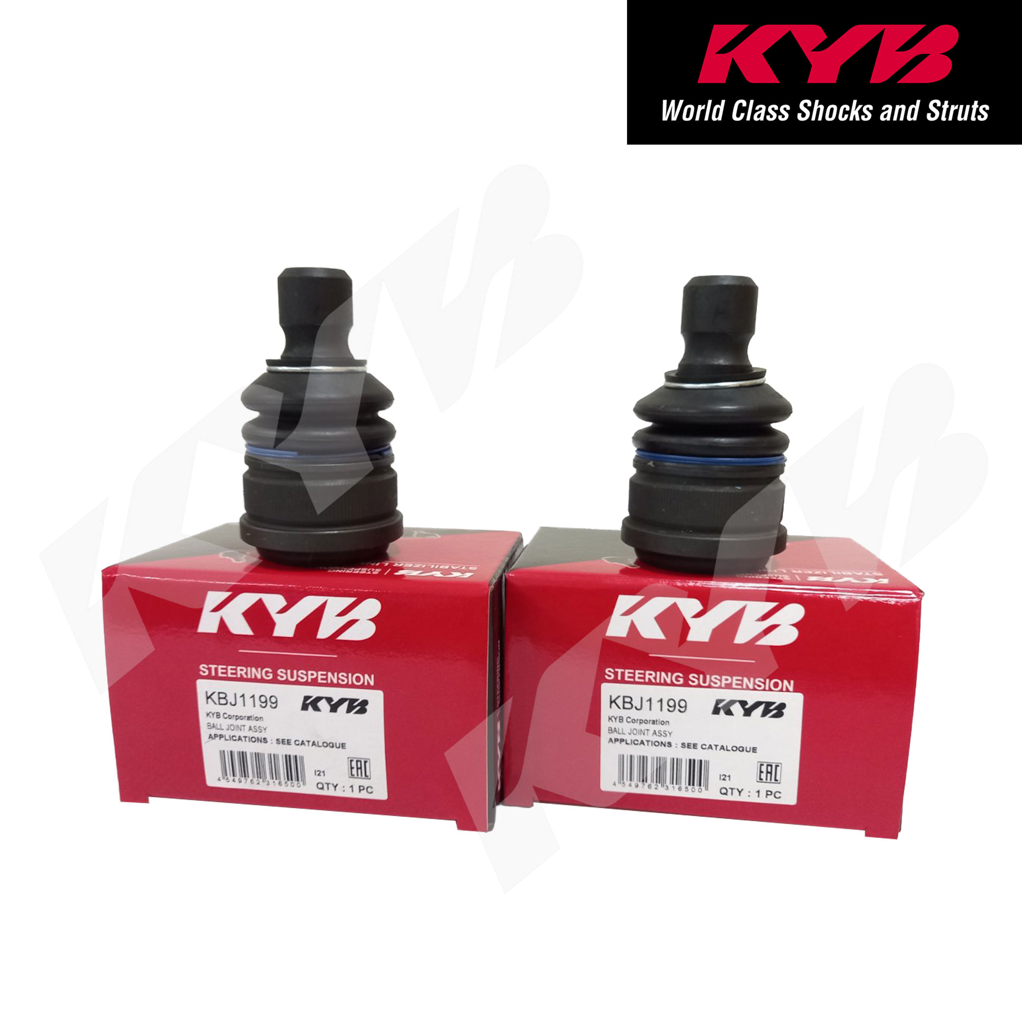 KYB KBJ1199 Lower Ball Joint Set for Mazda Vehicles
