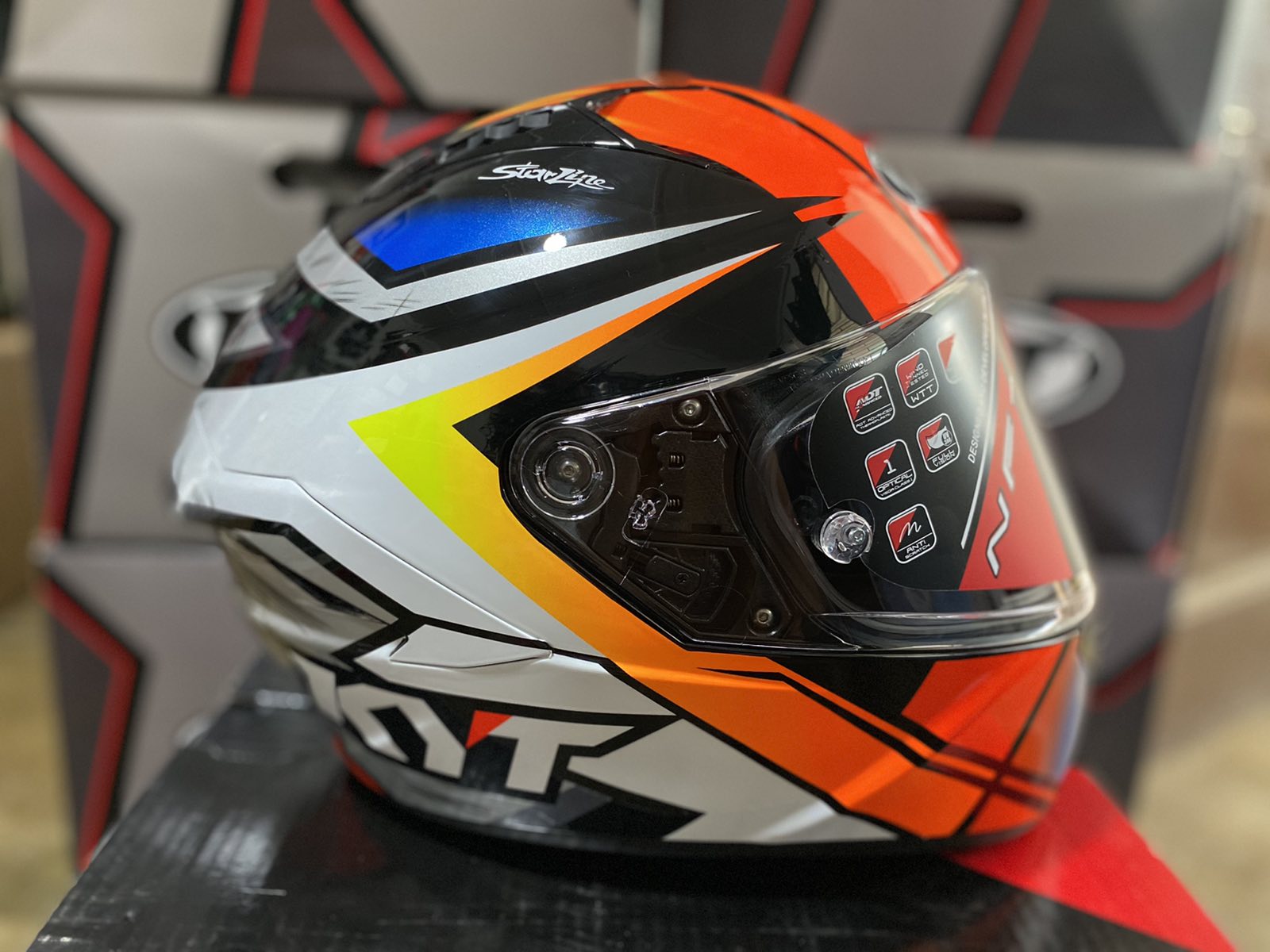 KYT NFR SIMONE CORSI DUAL VISOR 