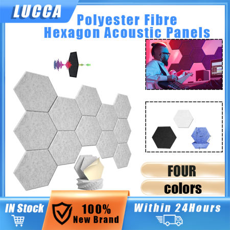 Hexagon Soundproof Acoustic Panel Board - DIY Wall Decor