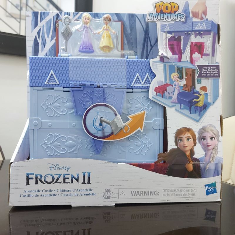 disney frozen pop adventures arendelle castle playset with handle