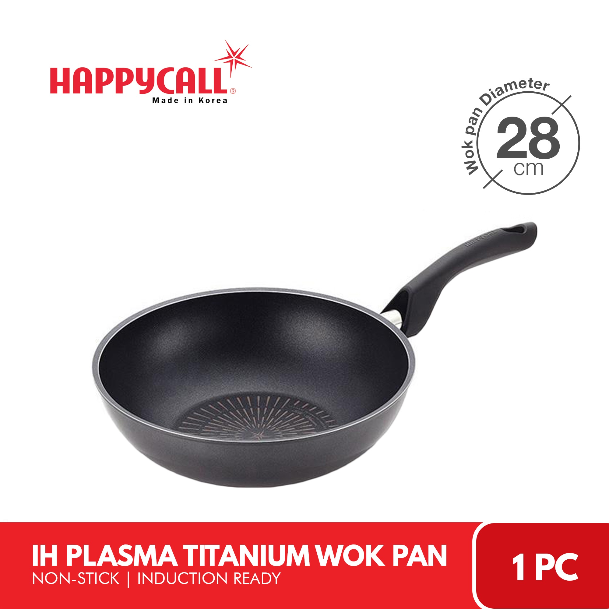 Plasma IH Titanium Frying Pan 30 cm - Happycall
