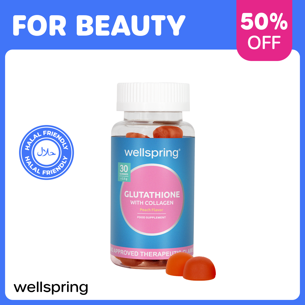 Dr Alvin Glutathione Collagen Gummies - Strawberry Cranberry Flavor For  Anti-Aging Skin Brightening