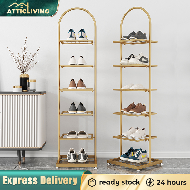 Buy BDMP Black Iron, Plastic and Metal Shoe Rack (58 x 30 x 69 cm) Online  at Best Prices in India - JioMart.