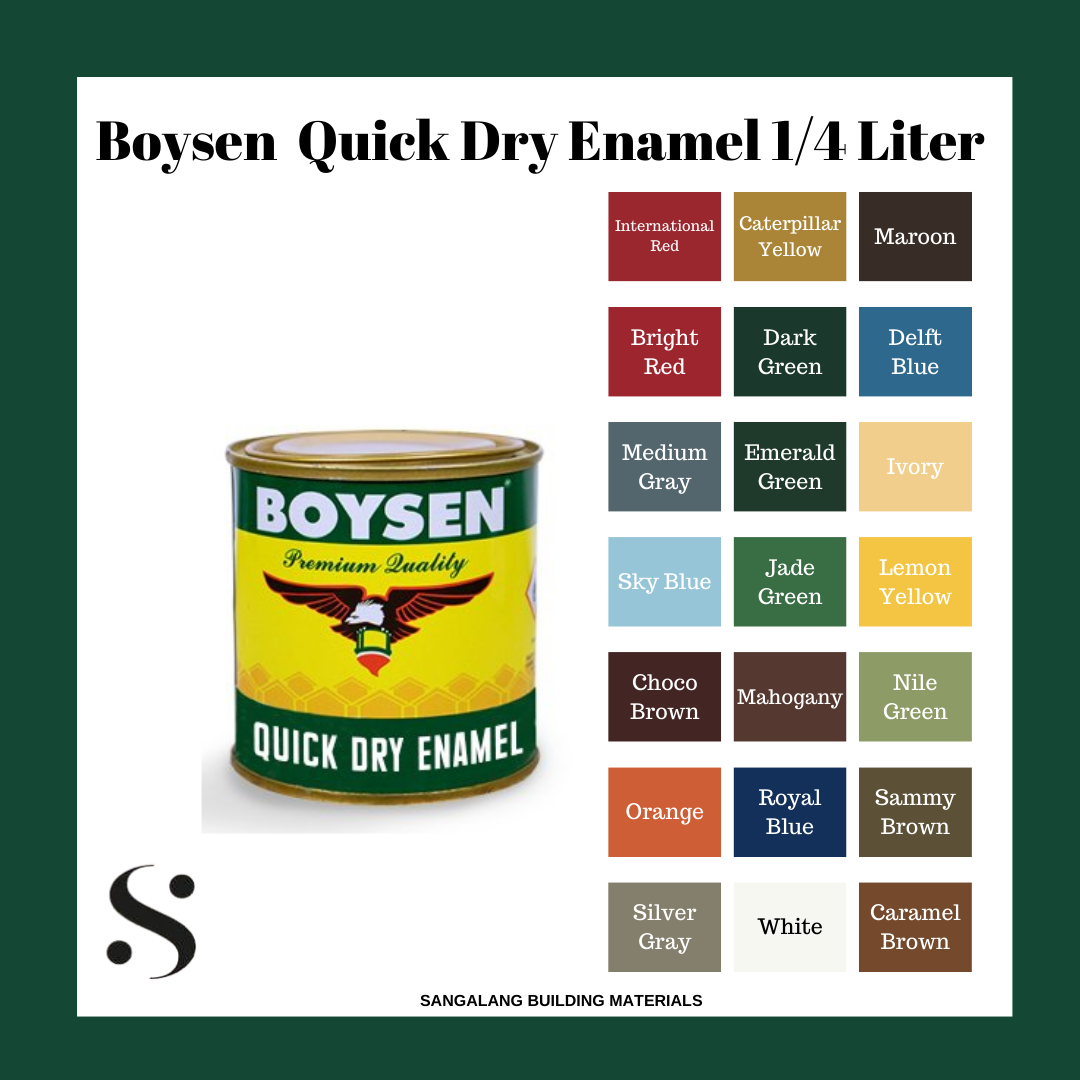 Boysen Quick Dry Enamel Jade Green - 1L