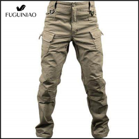 FUGUINIAO Men's Multi-function Tactical Cargo Pants