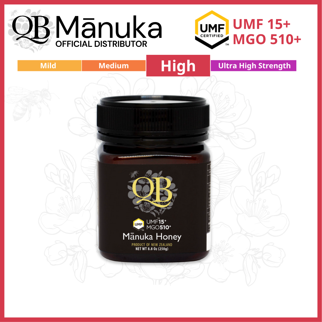 Zealand Honey Co. Raw Manuka Honey UMF 15+ / MGO 514+ – UMF Certified, 4.4oz