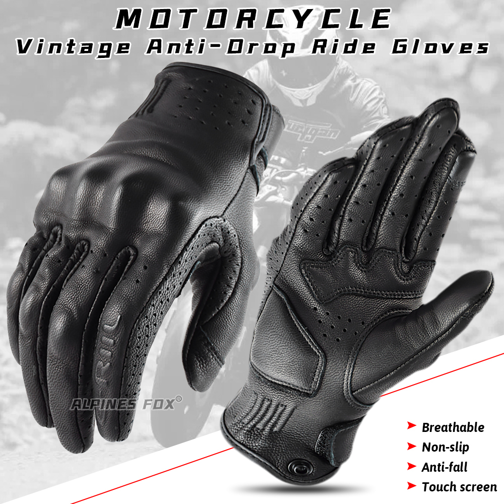 Leather Motorcycle Gloves Man Motorcycles Accessories Motorcyclist Summer  Glove for Men Motorcycle accessories Bmx Racing Enduro | Lazada PH