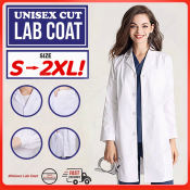 Lab Coat Lab Gown - White Unisex Laboratory Gown (Brand: LabWear)