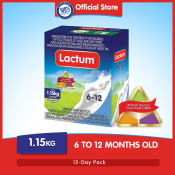 Lactum for 6-12 Months Old 1.15kg Infant Formula Milk Supplement Powder