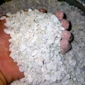 white pebbles 1kg 35pesos - marble chips