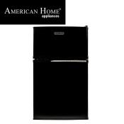 American Home 3.2 cu. ft. Black Two Door Refrigerator