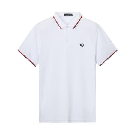 Fred Perry Men's Embroidered Short Sleeve Polo Shirt Casual Style