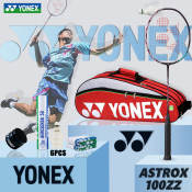 YONEX ASTROX 100ZZ Kurenai Badminton Racket, Full Carbon, 4UG5