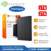 Seagate Portable HDD 1TB/2TB External Hard Drive - Fast Ship