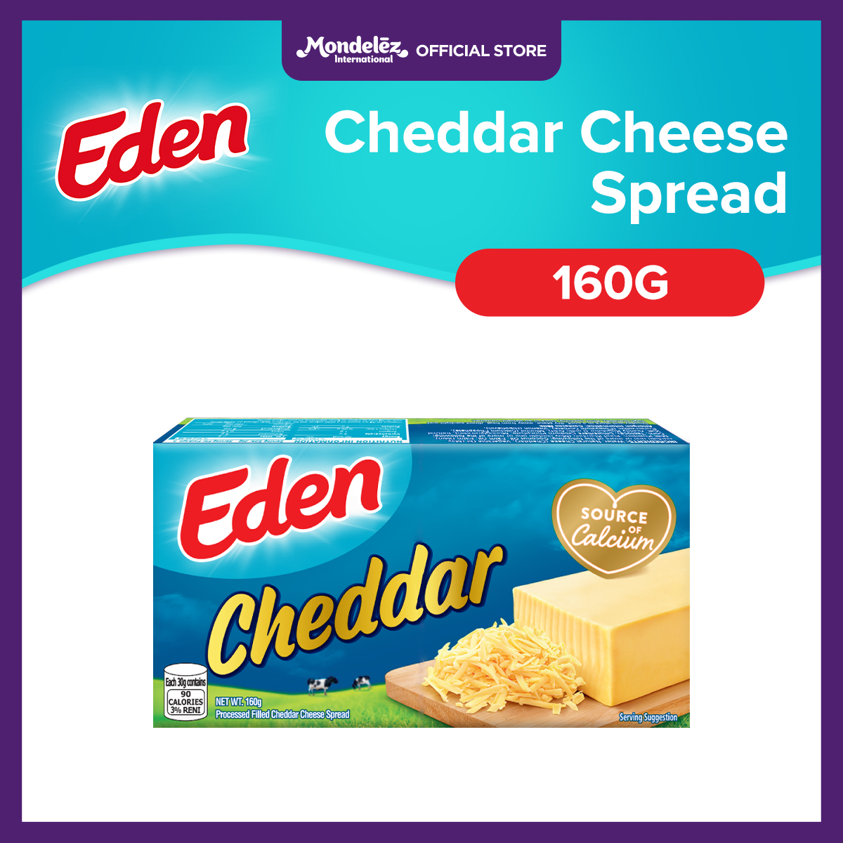 フィリピン　チーズEden Cheese 160g x 4bar Eden Cheese 160g per box – Bagsakan by Edd's