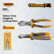 Ingco 7" Standard and High Leverage Diagonal Cutting Pliers HHLDCP28180 | HHDCP08188 Iht