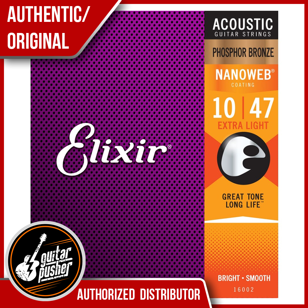 Elixir Acoustic Guitar Strings Bronze #16539 （#11052 3set Pack） 12-53ゲージ  Lightアコースティックギター弦