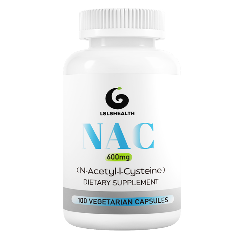 LS Health NAC 600mg, N-Acetyl Cysteine VegViên nang (glutathione, da, N acetyl cysteine, làm đẹp, phổi) Viên nang gelatin