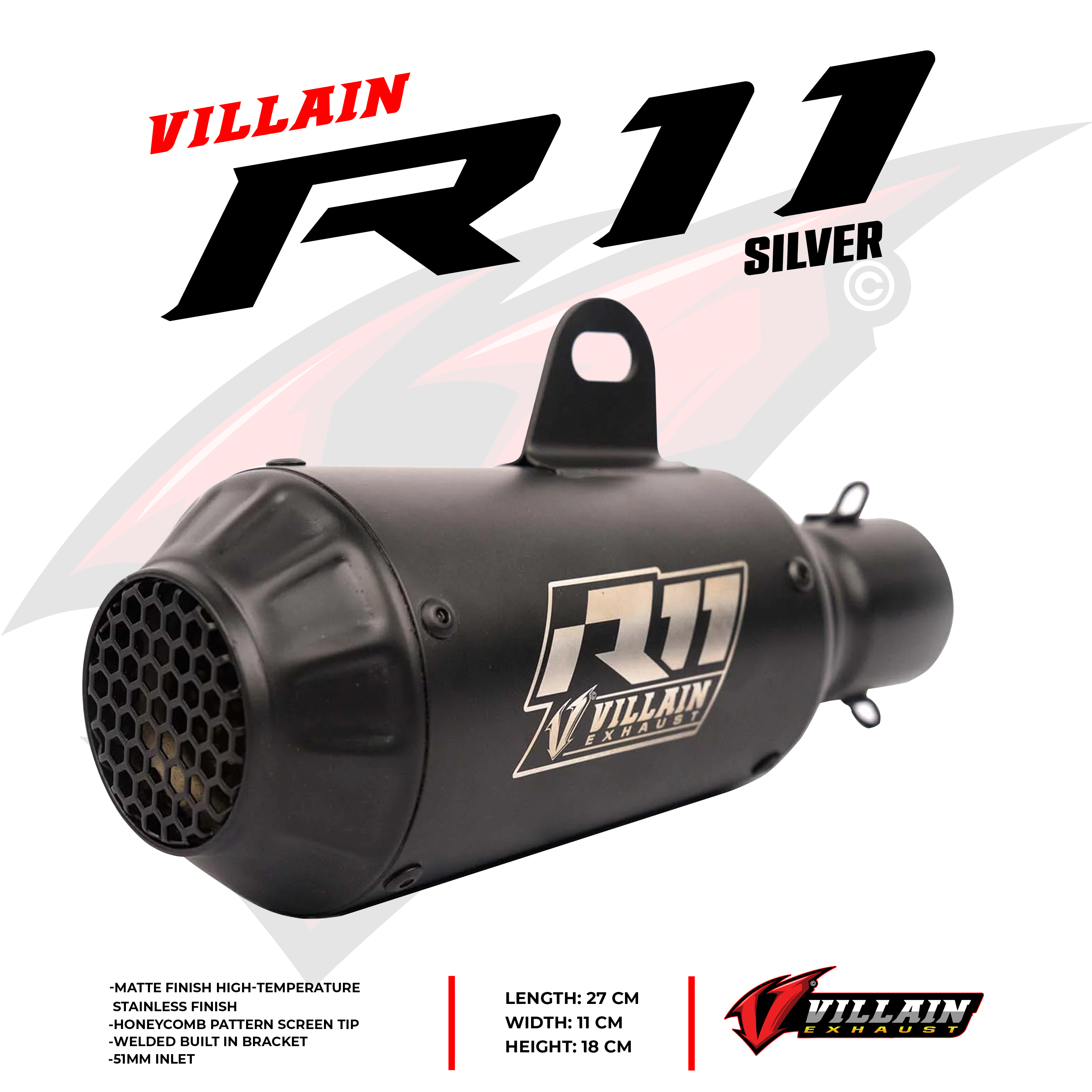 villain exhaust pipe