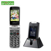 artfone C10-BLACK 2G Big Button Flip senior phone