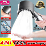 High Pressure SPA Shower Head - Universal Handheld Detachable