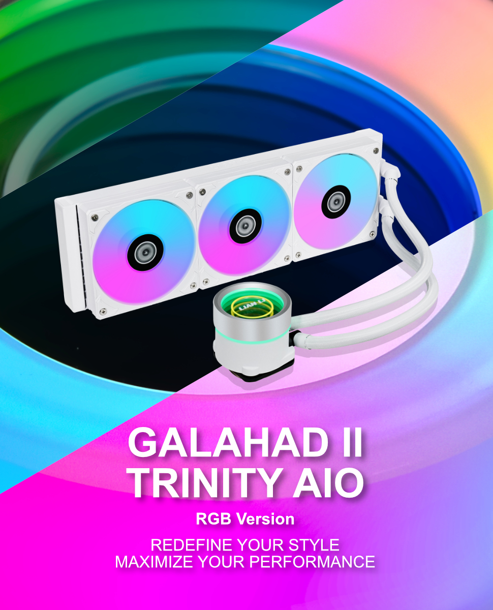 LIAN LI Galahad II Trinity 360 GA2T36B Black Liquid / Water Cooling