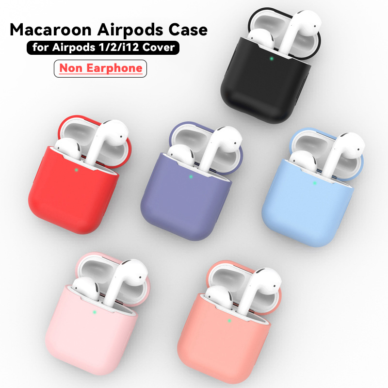 Macaron Airpods Silicone Case for i9s/i10/i11/i12 Headphones
