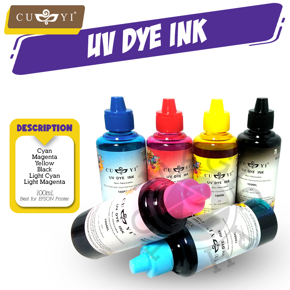 Magic photo CUYI Continuous Refillable Dye Ink 100ml for Inkjet Printer Presyo 35 Piso*Libreng Shipping