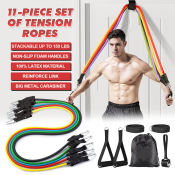 100 lb Resistance Band Set for Yoga Fitness Muscle Training