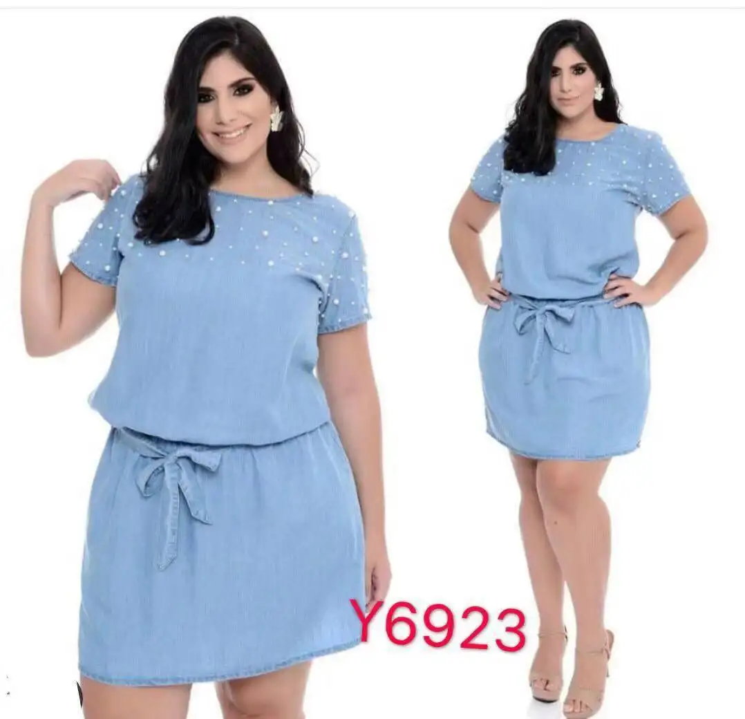 denim plus size outfits