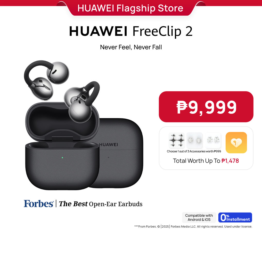 HUAWEI FreeClip 2 Wireless Earbuds l Airy C-bridge Design l Crystal-clear Calls l Supreme Audio Quality l Compatible with iOS & Android - Image 4