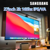 SANGUANG 27" HD Monitor with 165Hz, HDMI/VGA, Blue Light