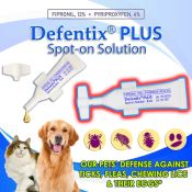 DEFENTIX PLUS Spot-on Solution for Ticks and Fleas