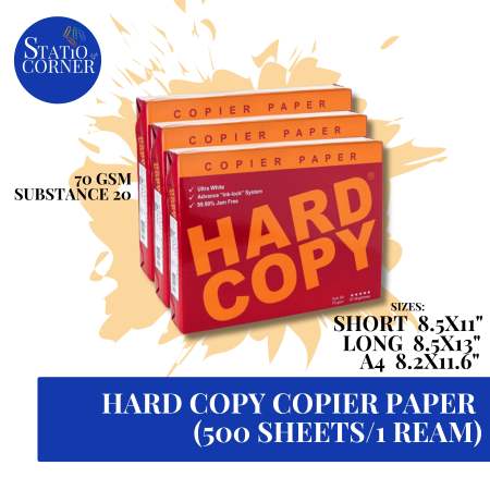 Hard Copy Bond Paper Short/Long/A4 Size 70GGSM Sub 20