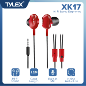 TYLEX XK17 Wrap Earphones with Built-in Mic