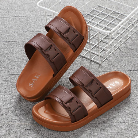 Korean Strap Slip-On Sandals - Fashionable and Comfortable (Brand: N/A)