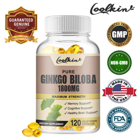 Ginkgo Biloba 1800 mg - Mind Clarity & Heart Health