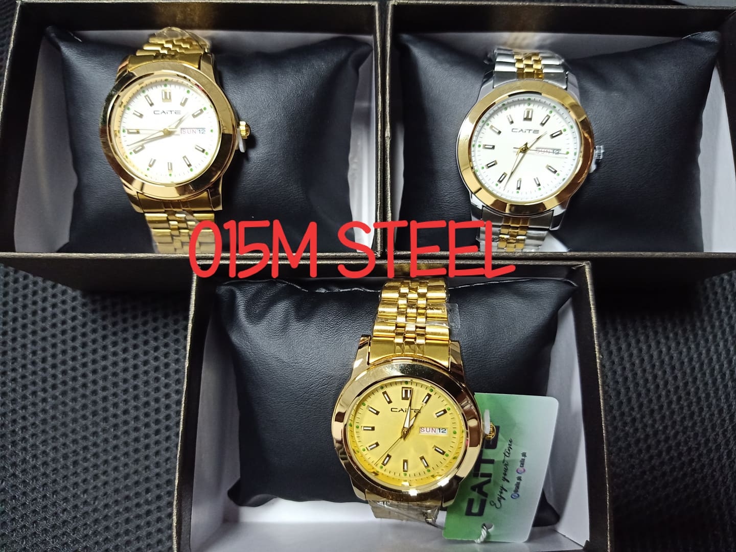 Cuena 6008 Silver-Golden Quartz Men's Watch | PRISTINE