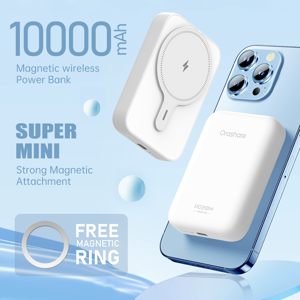 Orashare OT10M 10000mAh Mini Powerbank Stylish and Transparent