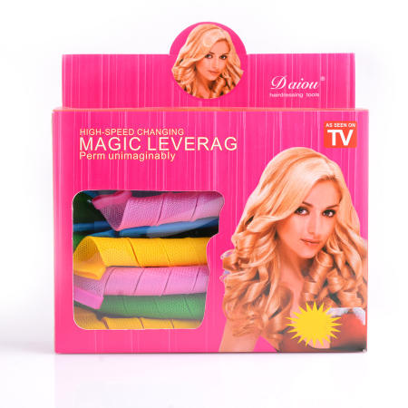 Water Wave and Spiral Curl Magic Hair Curlers (16pcs)