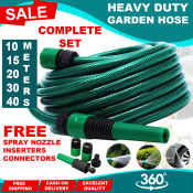 PVC Pressure Washer Garden Hose Set, 10-40 Meter