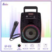 Portable Wireless Subwoofer with Colorful LED Lights and Super Bass
