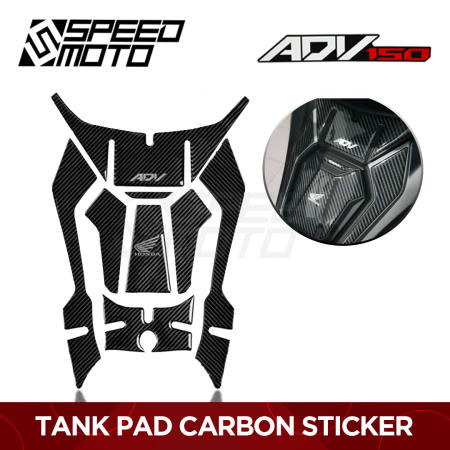 ADV 150 Fishbone Carbon Tank Pad by SpeedMoto