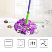 BINLU Retractable Magic Spin Mop - Efficient Floor Cleaning Tool