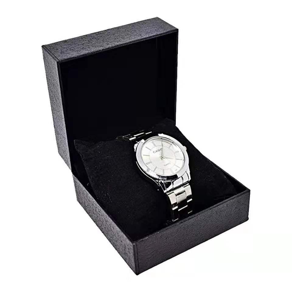 Quartz stainless steel watch Silver for Men