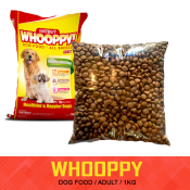 Whooppy Dog Food Adult 1kg with Yucca for Odor Control